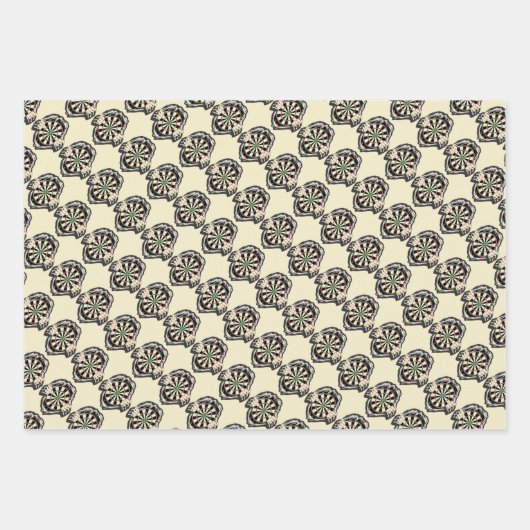 Doorbraak naar de Bullseye – Ultimate Dartboard Inpakpapier Vel (Voorkant)