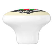 Doorbraak naar de Bullseye – Ultimate Dartboard Keramische Knop (Zijkant)