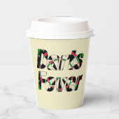 Doorbraak naar de Bullseye – Ultimate Dartboard Papieren Bekers (Achterkant)