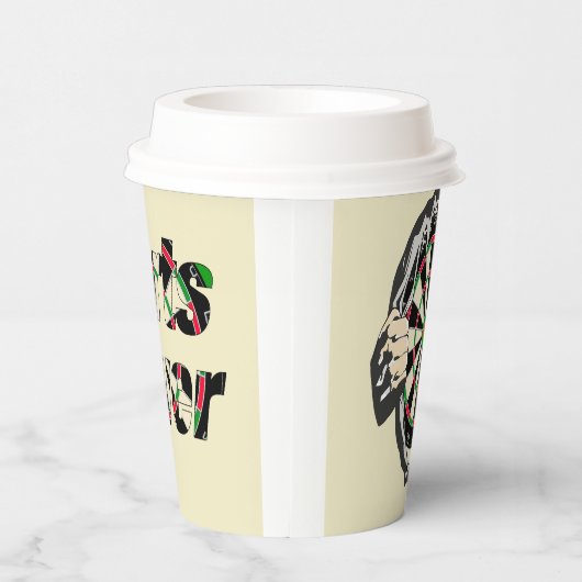 Doorbraak naar de Bullseye – Ultimate Dartboard Papieren Bekers (Rechts)