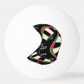 Doorbraak naar de Bullseye – Ultimate Dartboard Pingpongbal (Achterkant)