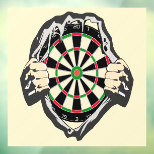 Doorbraak naar de Bullseye – Ultimate Dartboard Raamsticker