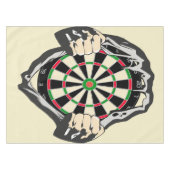 Doorbraak naar de Bullseye – Ultimate Dartboard Tafelkleed (Voorkant (Horizontaal))