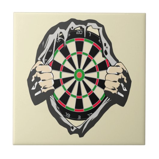 Doorbraak naar de Bullseye – Ultimate Dartboard Tegeltje (Voorkant)