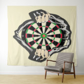 Doorbraak naar de Bullseye – Ultimate Dartboard Wandkleed (In Situ (horizontaal))