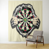Doorbraak naar de Bullseye – Ultimate Dartboard Wandkleed (In situ)