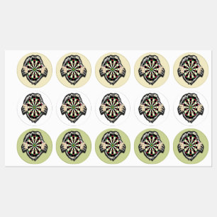 Doorbraak naar de Roos – Ultieme Dartbord Labels