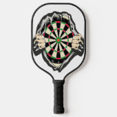 Doorbraak naar de Roos – Ultieme Dartbord Pickleball Paddle (Voorkant)