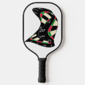 Doorbraak naar de Roos – Ultieme Dartbord Pickleball Paddle (Achterkant)