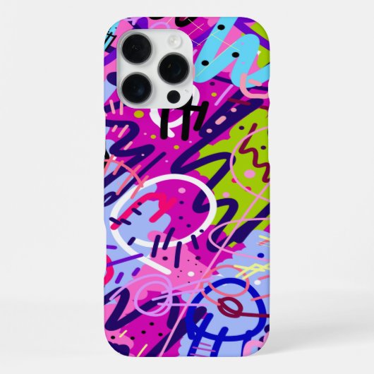 Doorbraakster: Abstracte Kunst iPhone Hoesje (Achterkant)