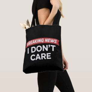 Doorbrakend Nieuws Dat Me Niet Kan Bommen Grappige Tote Bag