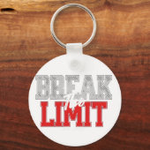 Doorbreek de limiet van de Motivatie gym Sleutelhanger (Voorkant)