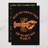 Doorbreek de uitnodiging voor het uitnodigen van d (Voorkant / Achterkant)