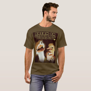 Doorbreek door naar de Ostrich Side T-Shirt
