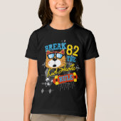 Doorbreek het Schaats: Cool Cat Edition Tri-Blend Shirt (Voorkant)