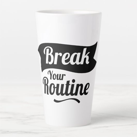 Doorbreek uw routine mok ontwerp (Voorkant)