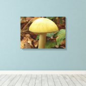 Doordaasdop Paddenstoel Canvas afdrukken (Insitu (Houten vloer))
