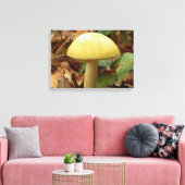 Doordaasdop Paddenstoel Canvas afdrukken (Insitu (Woonkamer))