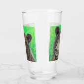 Doordacht bruin Beer schilderen Glas (Rechts)