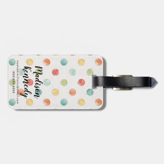 Doordacht Butterflies Stap Bagagelabel (Achterkant horizontaal)