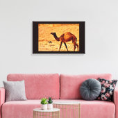Doordacht Camel Canvas Afdruk (Insitu (Woonkamer))