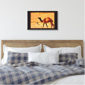 Doordacht Camel Canvas Afdruk (Insitu (Slaapkamer))