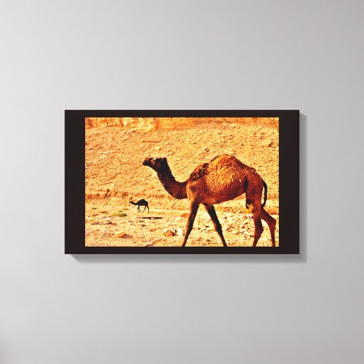 Doordacht Camel Canvas Afdruk (Voorkant)