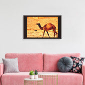 Doordacht Camel Canvas Afdruk (Insitu (Woonkamer))
