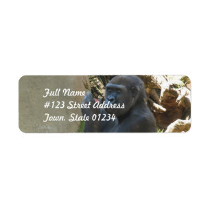 Doordacht Gorilla-maillabels Etiket
