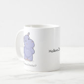 Doordacht & Happy Hippo-Mok Koffiemok (Voorkant links)