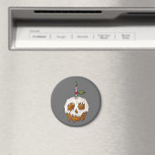Doordacht karamel Apple Skull Magnet (Insitu (Vaatwasser))