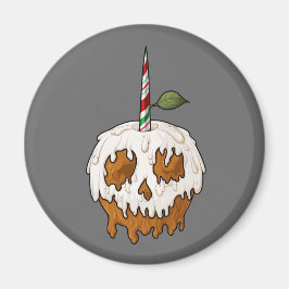 Doordacht karamel Apple Skull Magnet