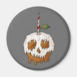 Doordacht karamel Apple Skull Magnet
