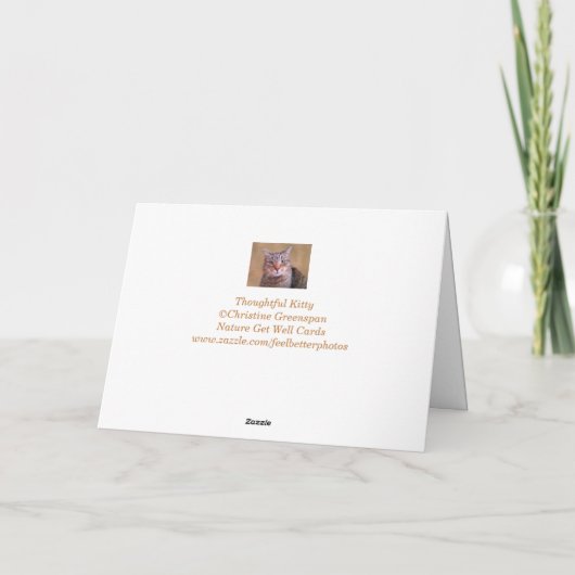 Doordacht Kat goed Kaart (Achterkant)