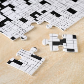 Doordacht Lines III - Zwarte & Witte Kunst Legpuzzel (Zijkant)