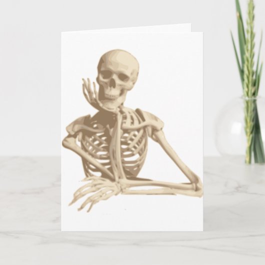 Doordacht skelet kaart (Voorkant)