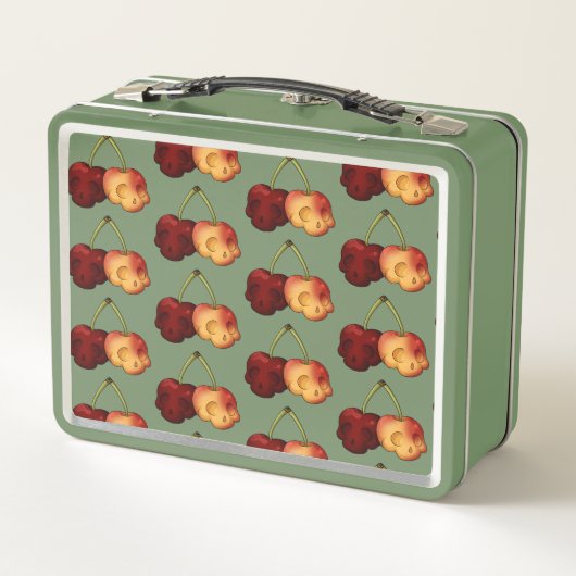 Doordacht Sweet Cherry Skull Lunch Box (Achterkant)