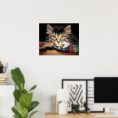 Doordacht tablet Kitten Poster (Thuiskantoor)