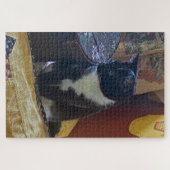 Doordacht Tuxedo Cat Jigzaag Puzzle Legpuzzel (Horizontaal)