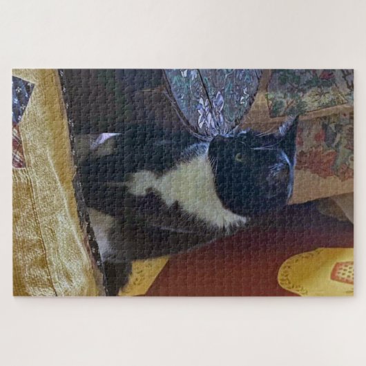 Doordacht Tuxedo Cat Jigzaag Puzzle Legpuzzel (Horizontaal)
