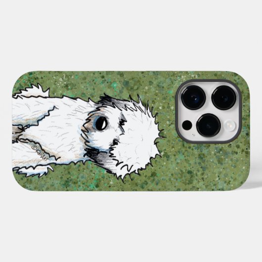 Doordacht Wheaten iPhone-draagtas Case-Mate iPhone Case (Achterkant (horizontaal))