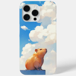 Doordachte Capybara iPhone 15 Pro Max Hoesje