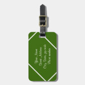 Doordachte fee bagagelabel (Voorkant verticaal)