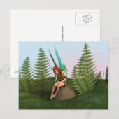 Doordachte fee briefkaart (Voorkant / Achterkant)