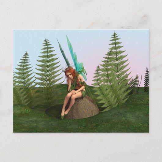 Doordachte fee briefkaart (Voorkant)