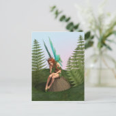 Doordachte fee briefkaart (Staand voorkant)