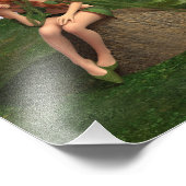 Doordachte fee foto afdruk (Hoek)