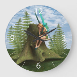 Doordachte fee grote klok