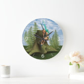 Doordachte fee grote klok (Huis)