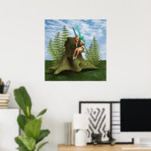 Doordachte fee poster (Thuiskantoor)